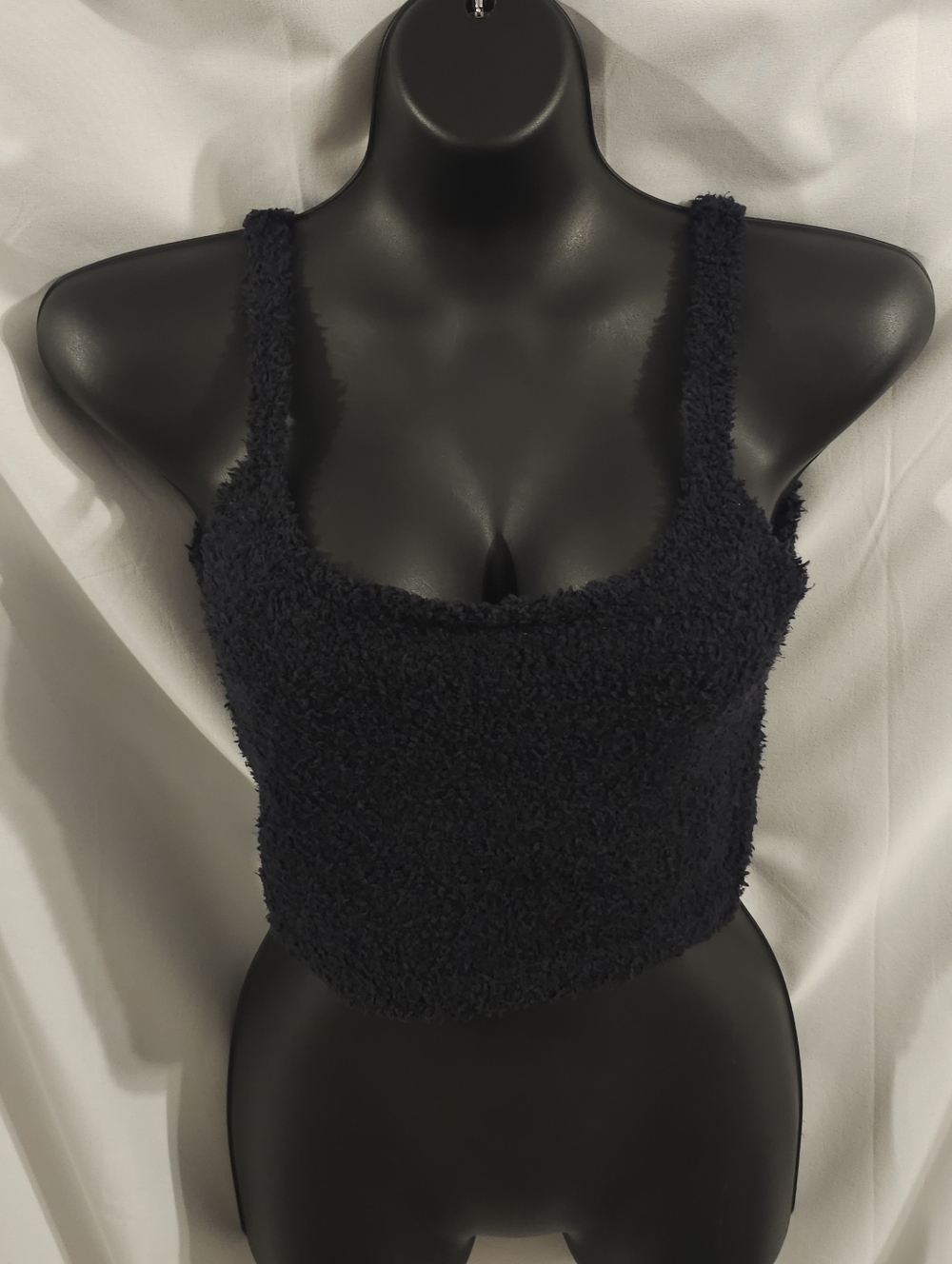 Skims Cozy Knit Scoop Neck Bralette Leopard Size S/M NWOT